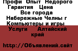 Профи. Опыт. Недорого. Гарантия › Цена ­ 100 - Все города, Набережные Челны г. Компьютеры и игры » Услуги   . Алтайский край